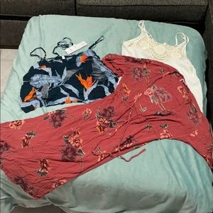 Lot/Bundle of woman shirts. Patrons of Peace crop